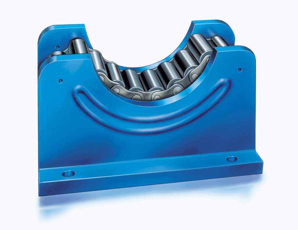 Sonderkonstruktion Wälzwagen mit gebogenem Mittelsteg