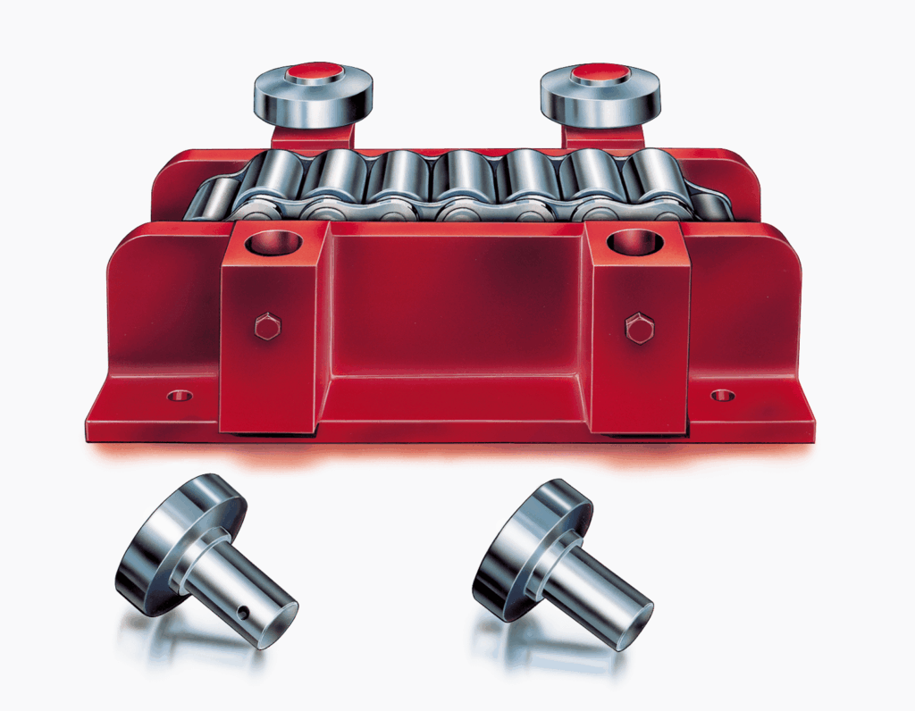 Sonderkonstruktion mit demontierbaren Führungsrollen