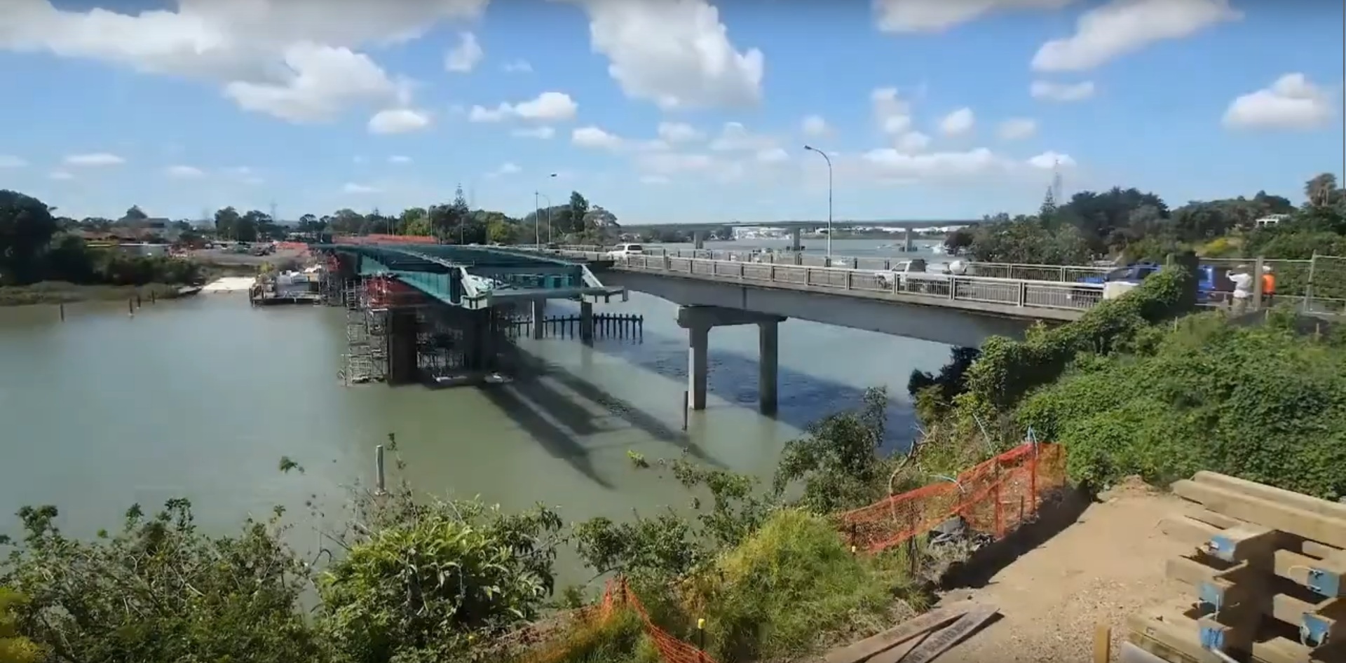 Brücke in Auckland, Neuseeland